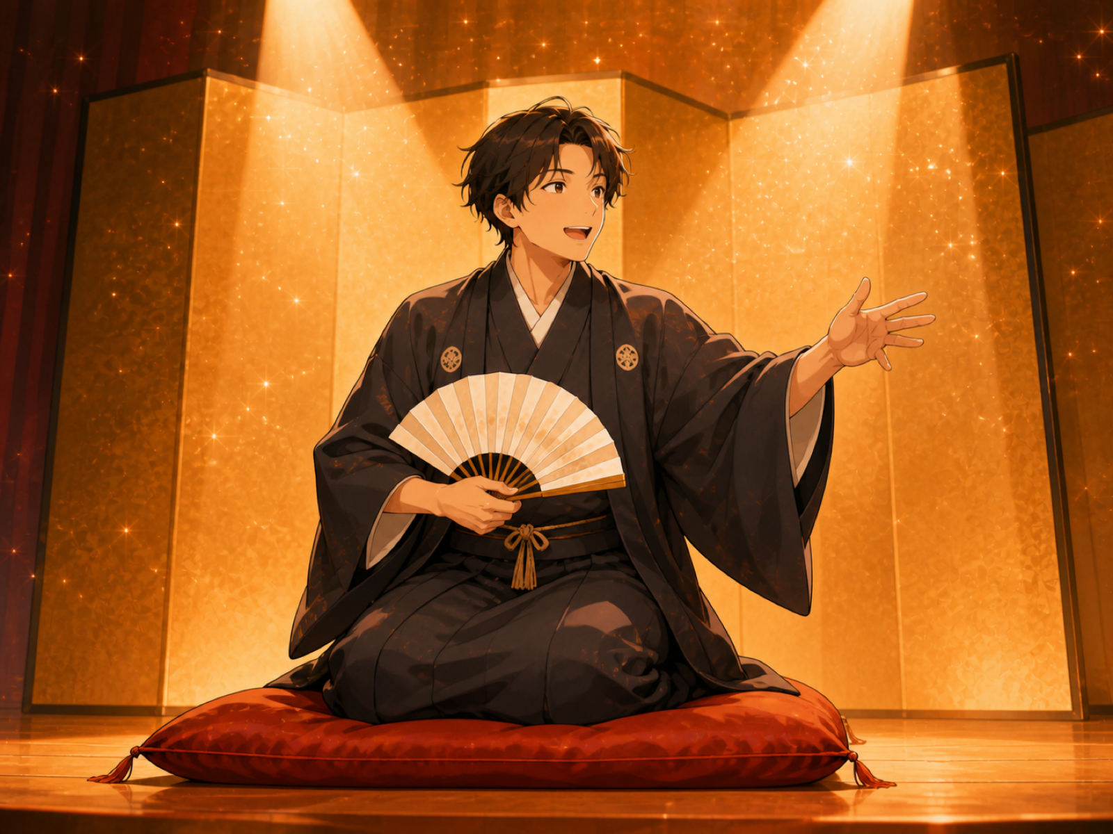 落語家による話芸の披露